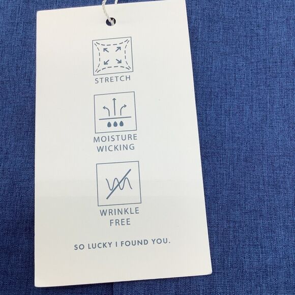 Lucky‎ Brand Slim Fit 4 Way Stretch Long Sleeve Button Up Shirt Size Small NWT - Picture 8 of 10